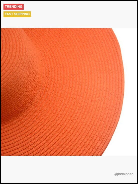Wide Brim Roll-up Big Solid Color Floppy Sun Hat for Beach main image 6